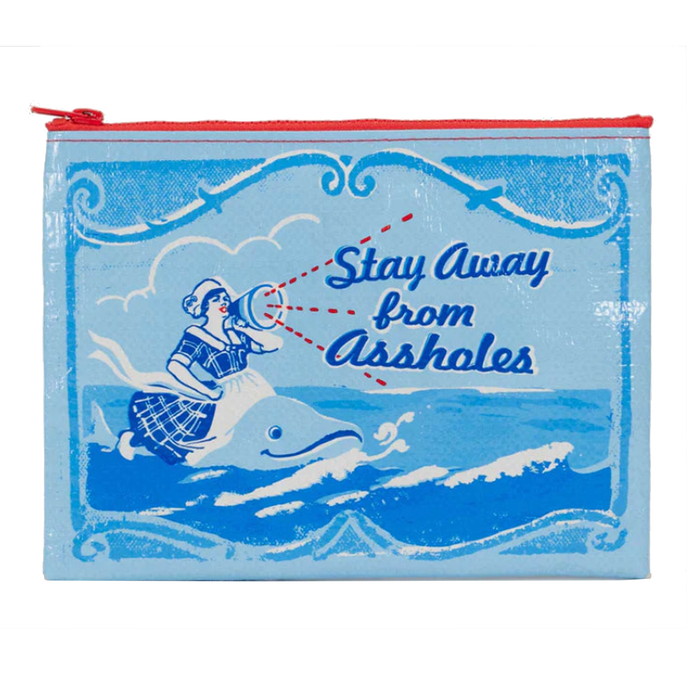 Stay Away Zipper Pouch