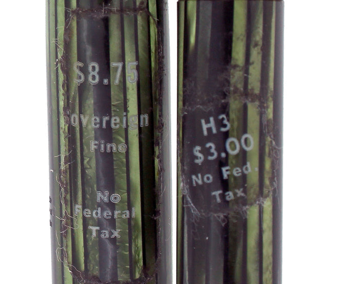 STICKERED CIRCA 1940S SHEAFFER TRIUMPH SOVEREIGN II FOUNTAIN PEN & PENCIL SET MINT NOS OFFERED BY ANTIQUE DIGGER