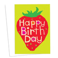Strawberry Happy Birthday Card