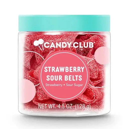 Strawberry Sour Belts Jar