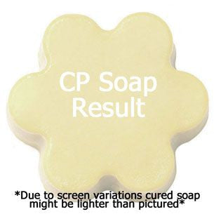 Suede and Peony Fragrance Oil in cold process soap color testing