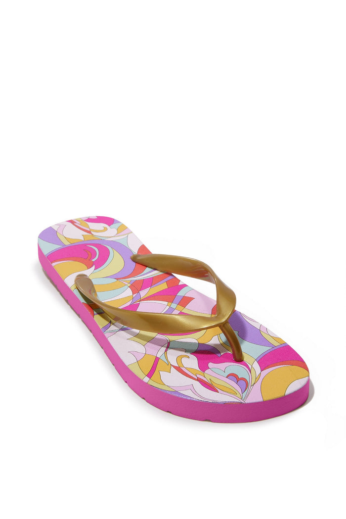 Sunset Waves Flip Flop Multi
