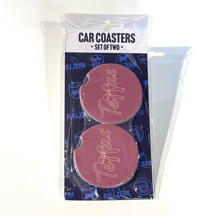 Texas Bow Car Coasters