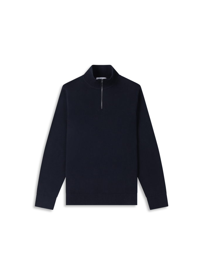 The Cotton Quarter-Zip Jumper