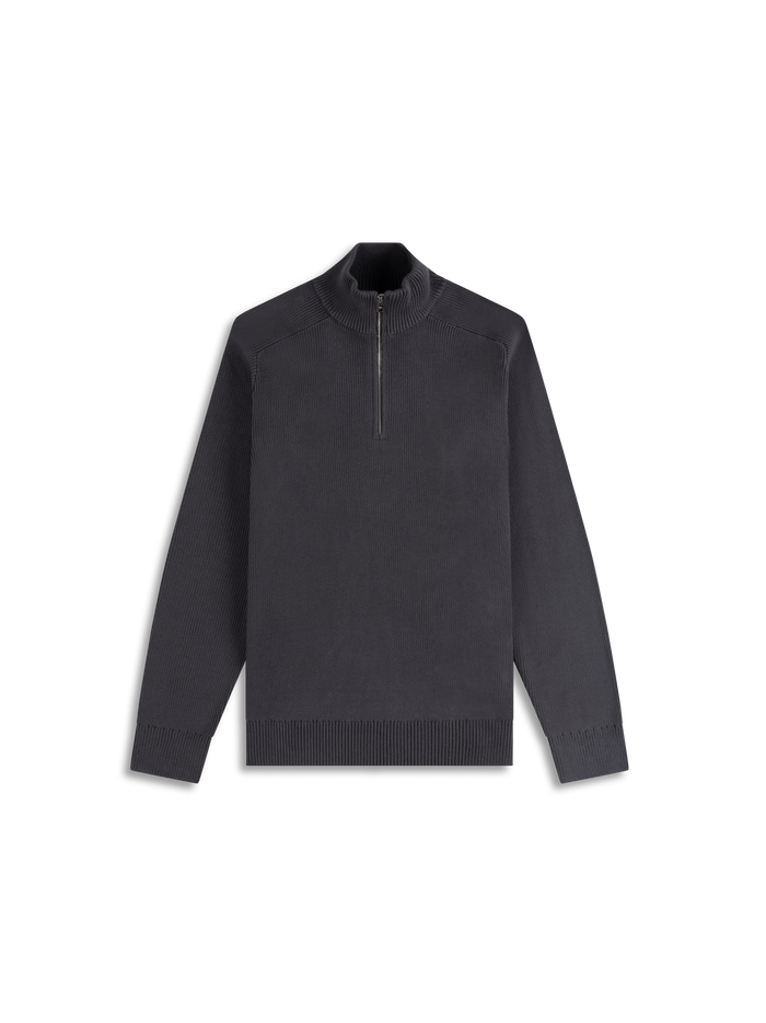 The Cotton Quarter-Zip Jumper