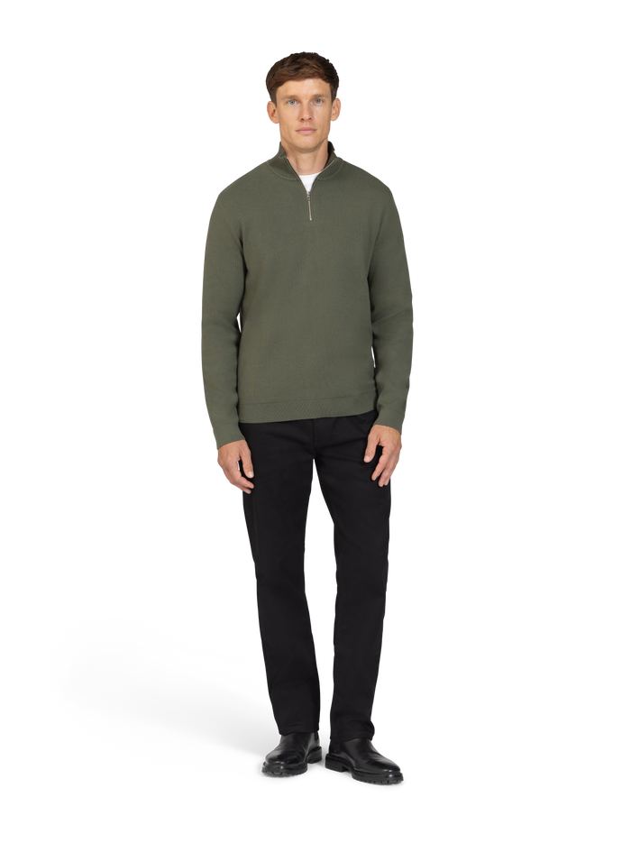 The Cotton Quarter-Zip Jumper