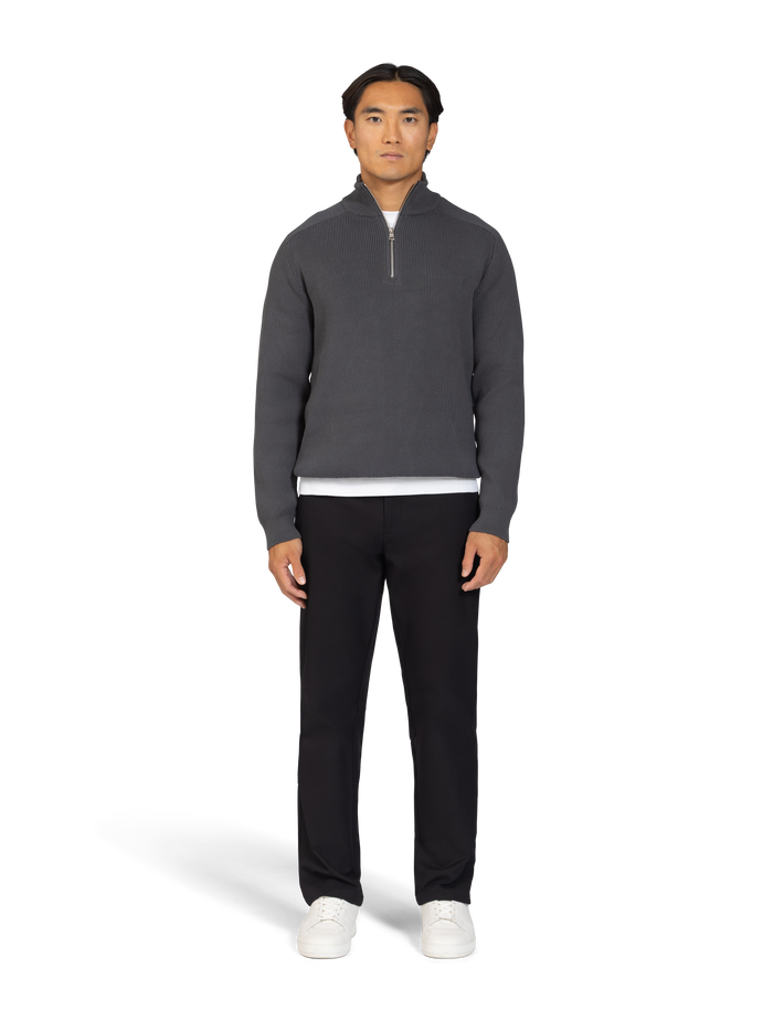 The Cotton Quarter-Zip Jumper