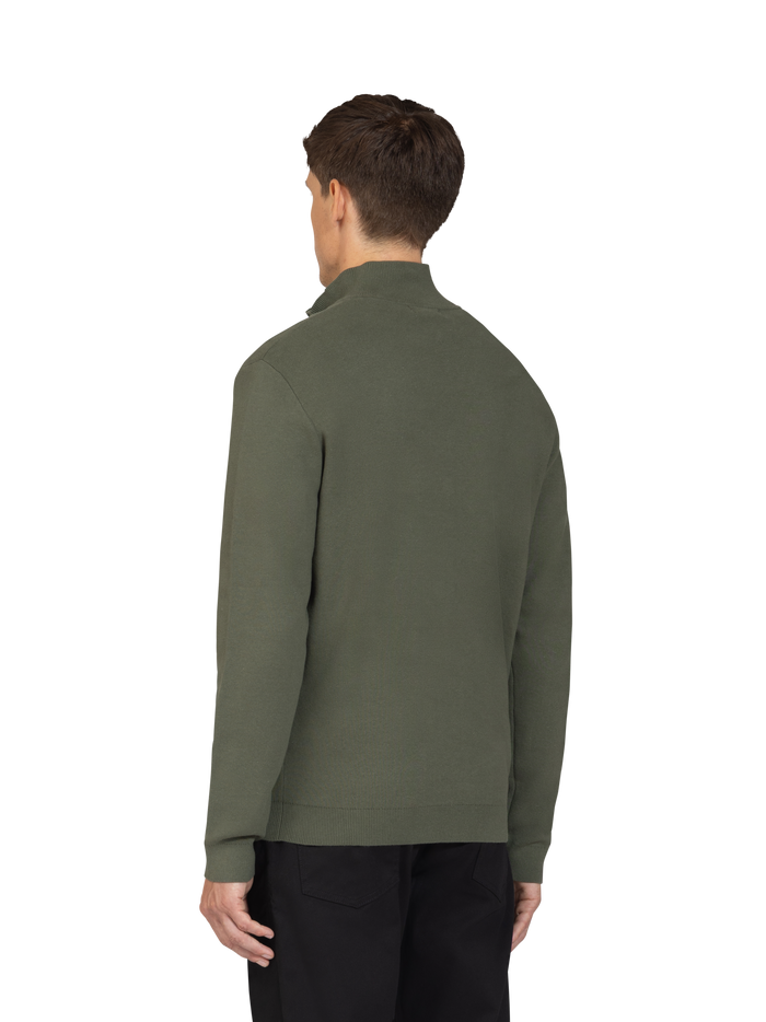 The Cotton Quarter-Zip Jumper
