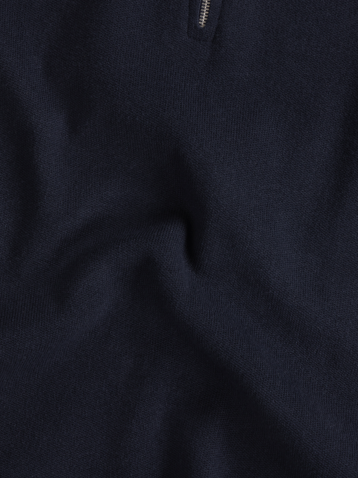 The Cotton Quarter-Zip Jumper