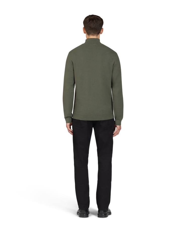 The Cotton Quarter-Zip Jumper