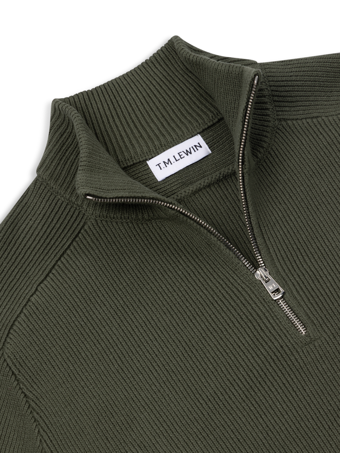 The Cotton Quarter-Zip Jumper