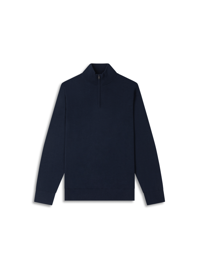 The Merino Quarter-Zip Jumper