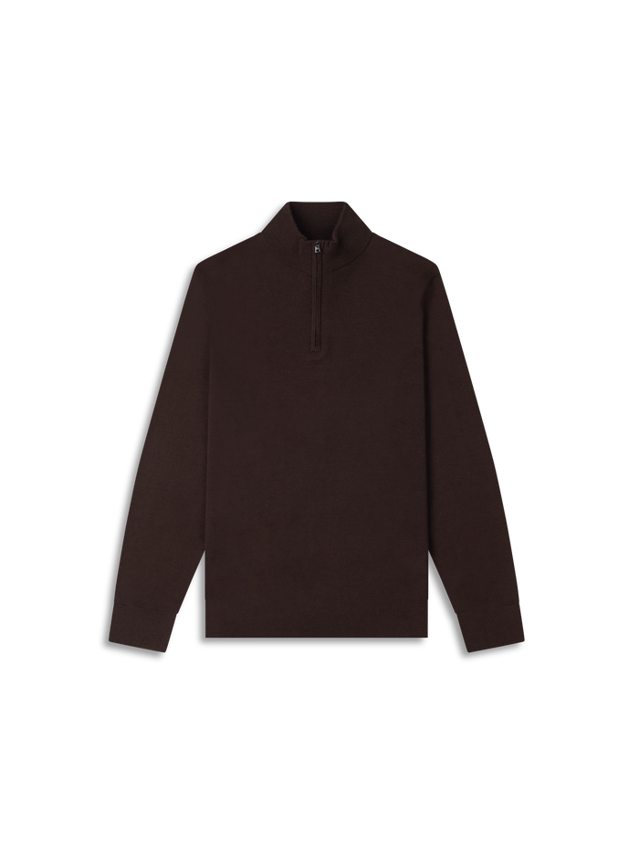 The Merino Quarter-Zip Jumper