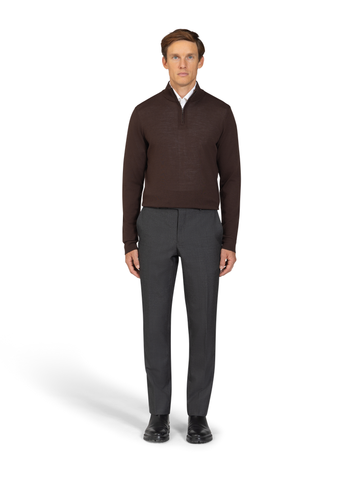 The Merino Quarter-Zip Jumper