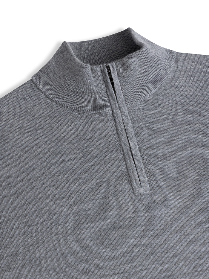 The Merino Quarter-Zip Jumper