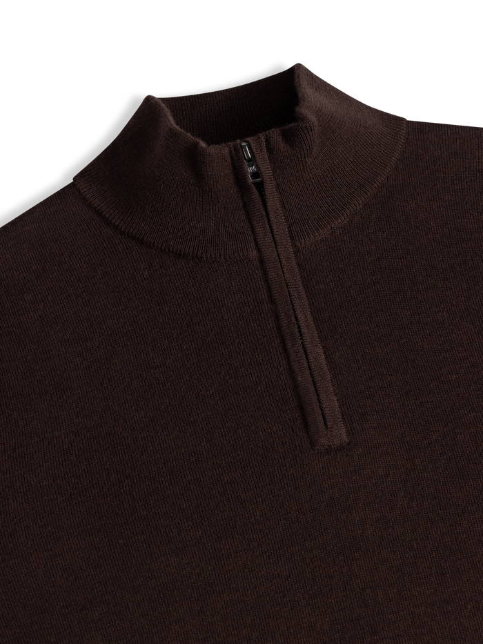 The Merino Quarter-Zip Jumper