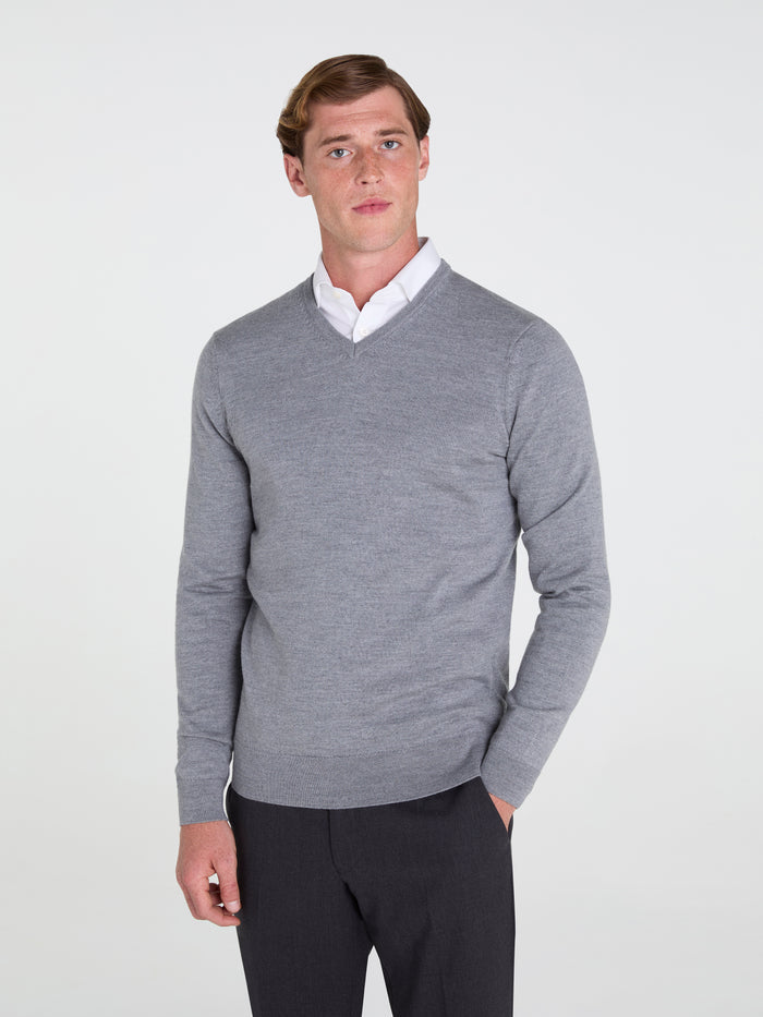 The Merino V-Neck Jumper