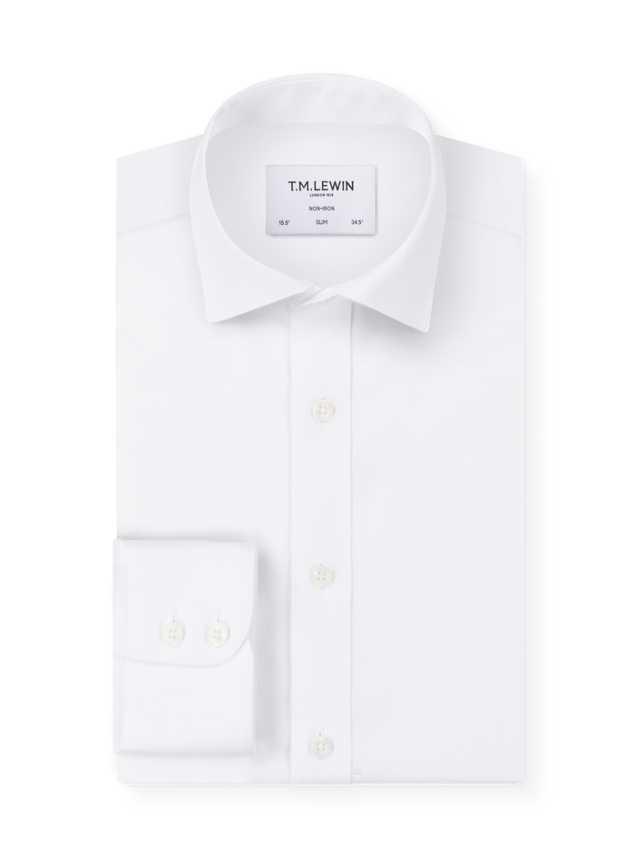 The Non-Iron Herringbone Shirt