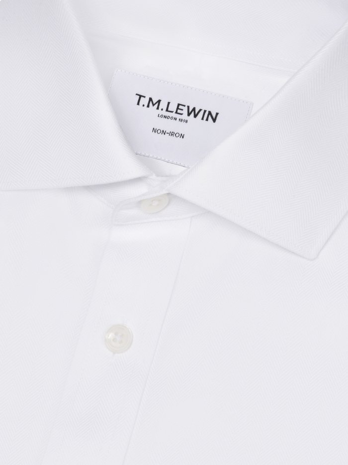 The Non-Iron Herringbone Shirt