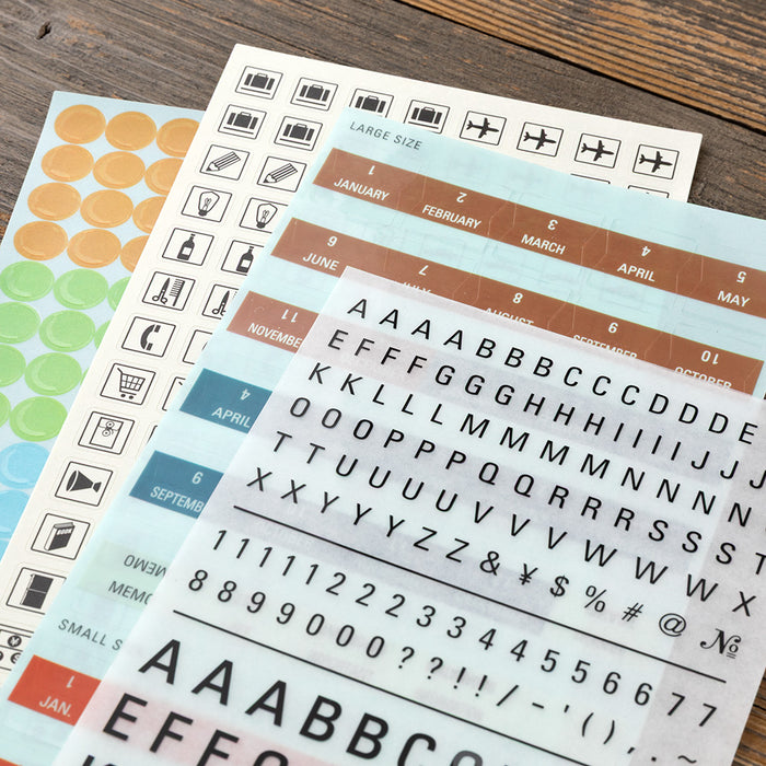 Traveler's 2027 Diary Customized Sticker Set