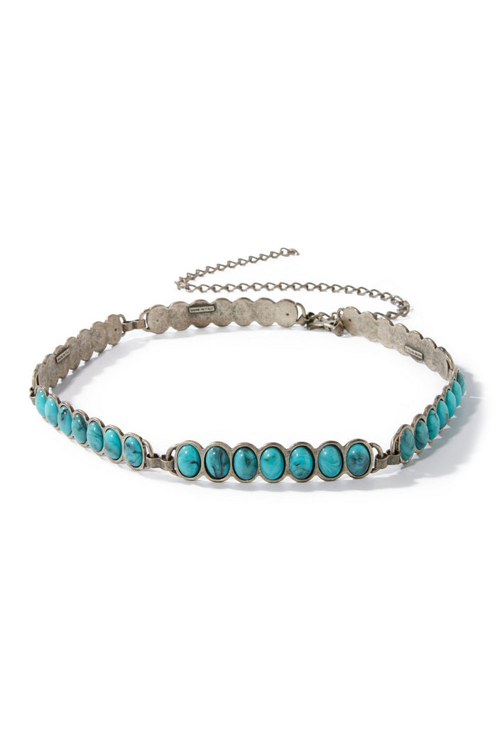 Turquoise Hip Belt Blue/Silver