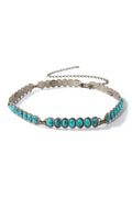Turquoise Hip Belt Blue/Silver