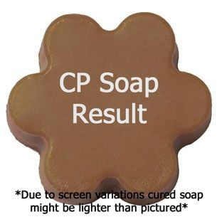 Vanilla Valentine Fragrance Oil in cold process soap color testing