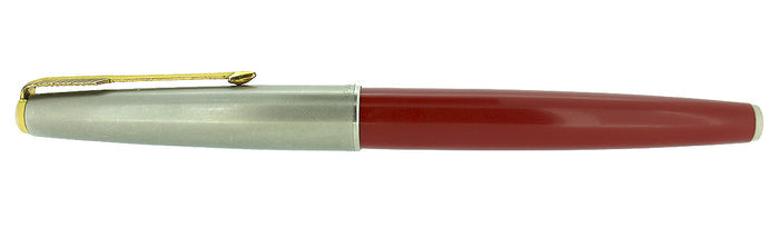VINTAGE PARKER 61 CLASSIC RED WITH LUSTRALOY CAP RESTORED OFFERED BY ANTIQUE DIGGER