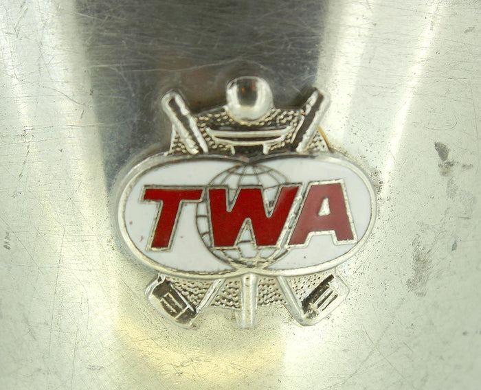 VINTAGE TWA TRANS WORLD AIRLINES SET OF 4 GOBLETS CORDIALS