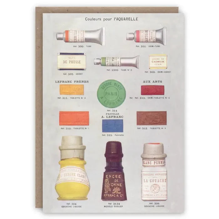 Watercolors Card