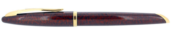 WATERMAN CARENE AMBER SHIMMER 18K FINE NIB FOUNTAIN PEN MINT IN BOX OFFERED BY ANTIQUE DIGGER