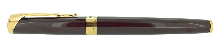 WATERMAN L'ETALON BURGUNDY FOUNTAIN PEN MEDIUM NIB MINT IN BOX OFFERED BY ANTIQUE DIGGER