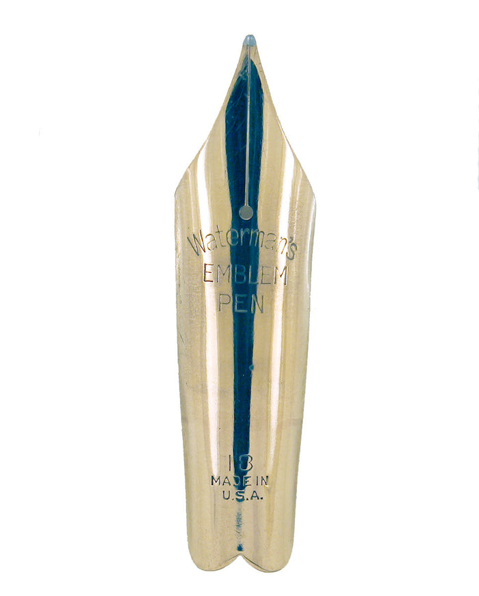 WATERMAN OVERSIZE EMBLEM 100 YEAR FOUNTAIN PEN WITH F to BBB 2.21MM ULTRA-FLEX NIB OFFERED BY ANTIQUE DIGGER