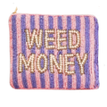 Weed Money Coin Purse - Striped