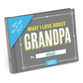 What I Love About Grandpa Fill in the Love Book