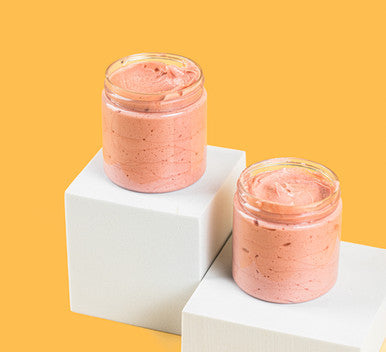 Whipped Rose Clay Shaving Soap Kit fragrance oil bottle