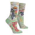 Women's Crew Socks - Boss Kitty