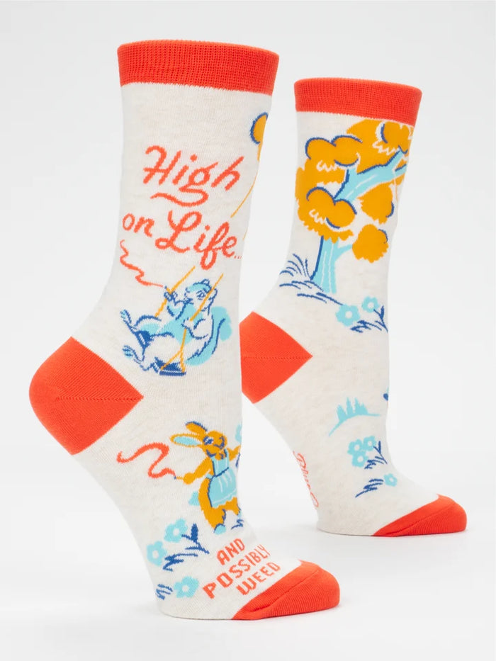 Women's Crew Socks - High On Life