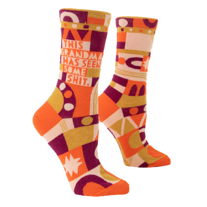 Women's Crew Socks - This Grandma's Seen Shit