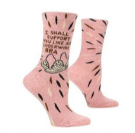Women's Crew Socks - Underwire Bra