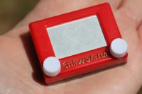 World's Smallest Etch-a-Sketch