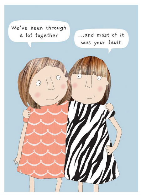 Your Fault Birthday Card