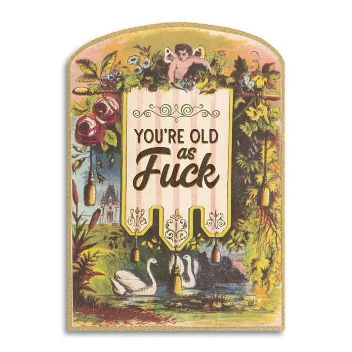 You’re Old As Fuck - Vintage Card